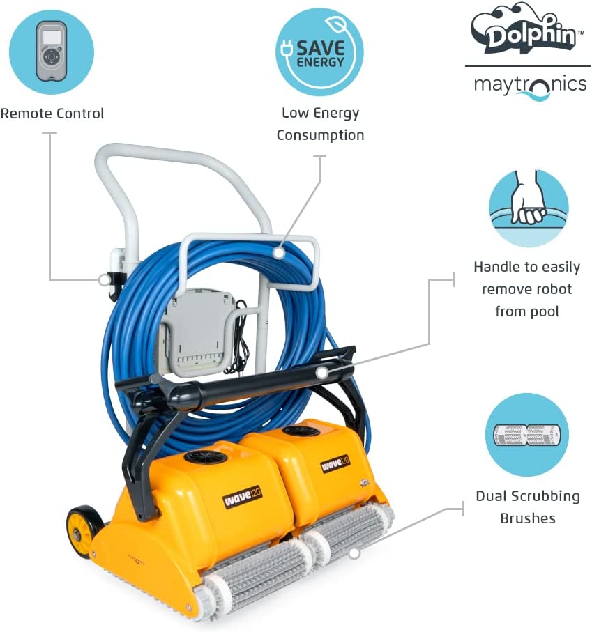 Dolphin Wave 120 Commercial Robotic Pool Cleaner - Open Box